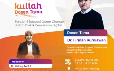 Guest Lecturer Class – Pandemic as Game Changer in Digital Marketing Practice